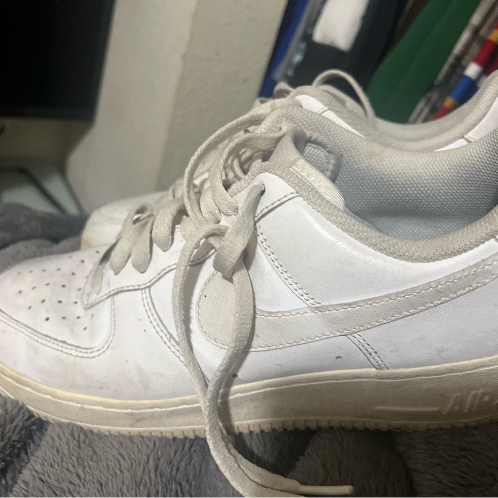 Nike White Low-Top Sneakers